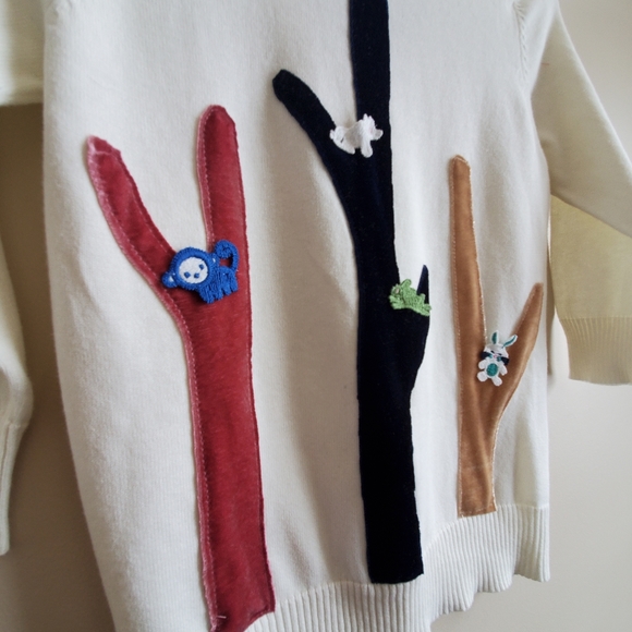 Vintage unique Cactus sweater cardigan small size - Picture 7 of 9